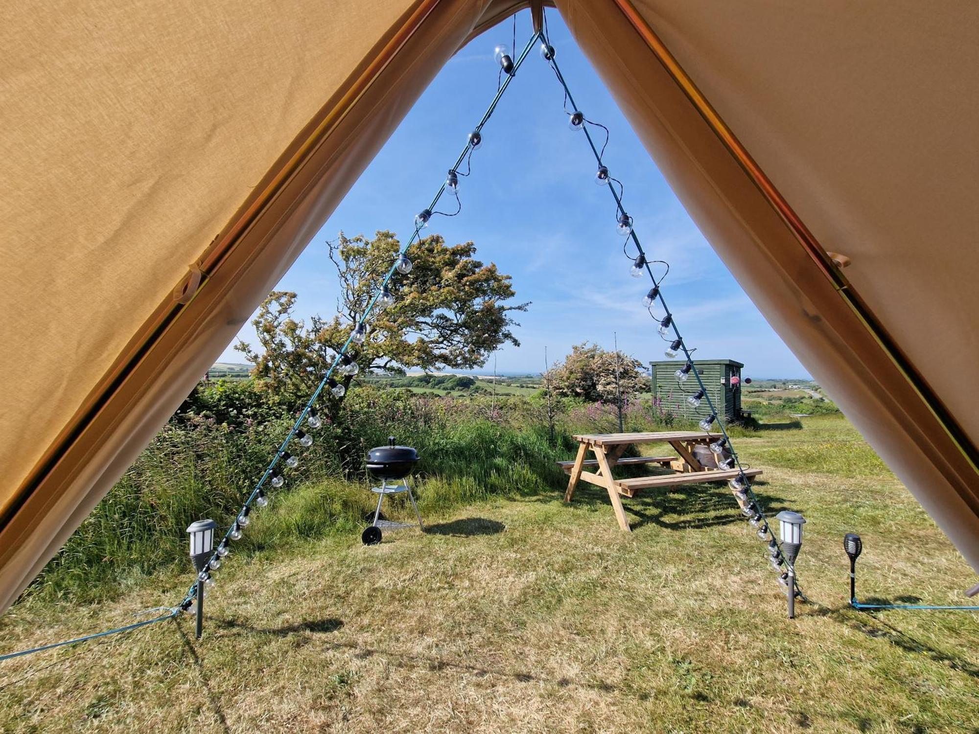 Beautiful 1-Bed Bell Tent In 홀리헤드 외부 사진